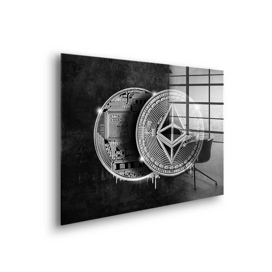 Ethereum Coin - Acrylglas