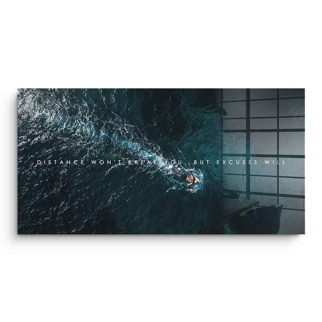 Excuses Will - Acrylglas