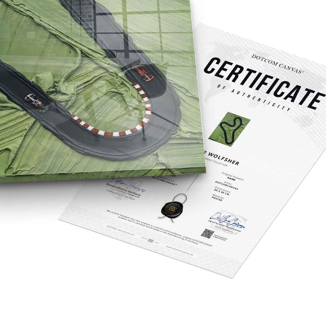 F1 in Action - Acrylic glass