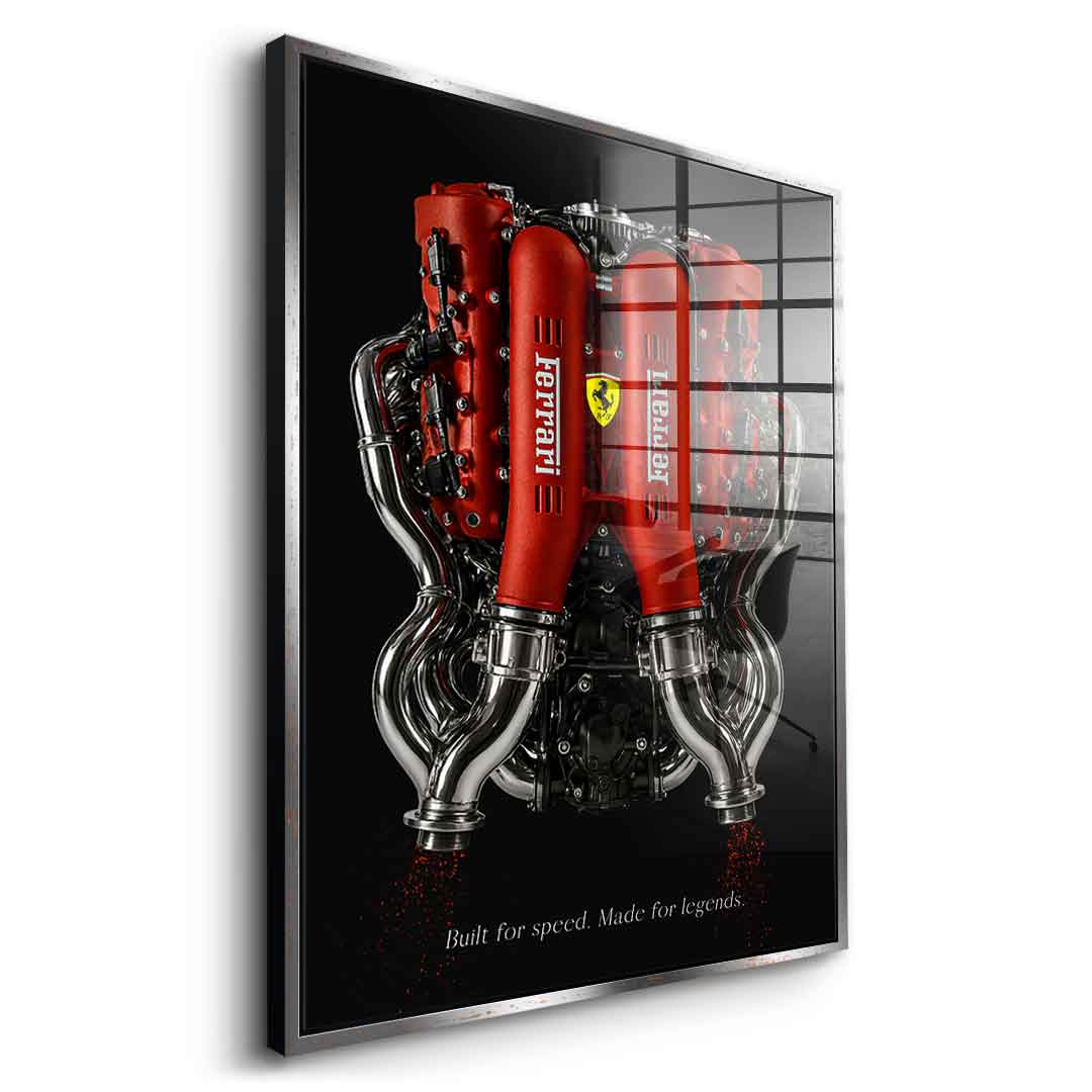 Ferrari Engine - Acrylglas