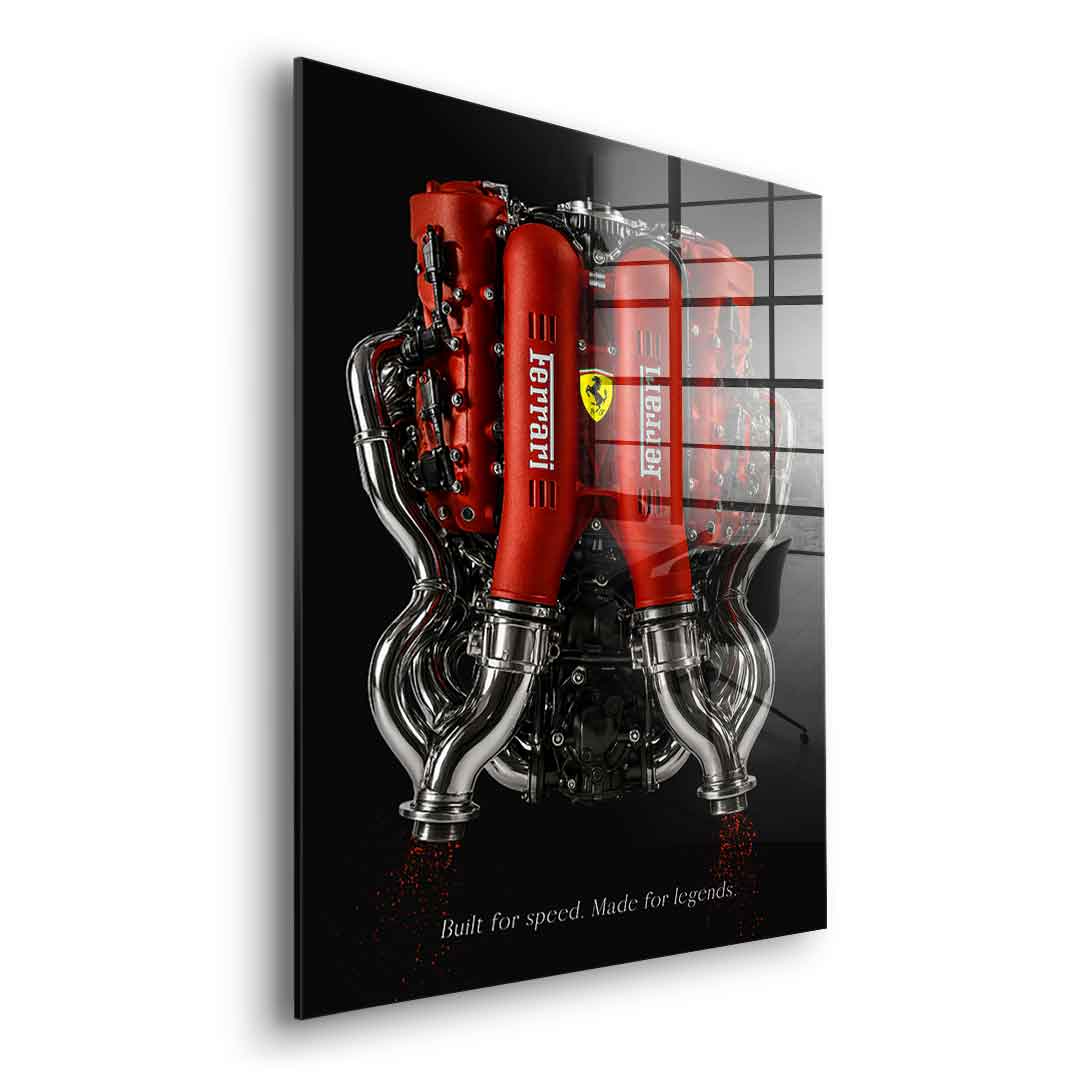 Ferrari Engine - Acrylglas