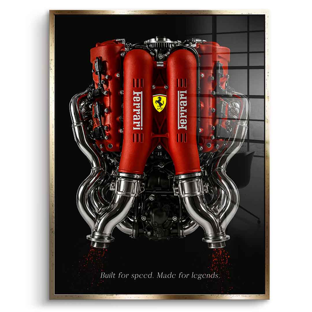 Ferrari Engine - Acrylglas