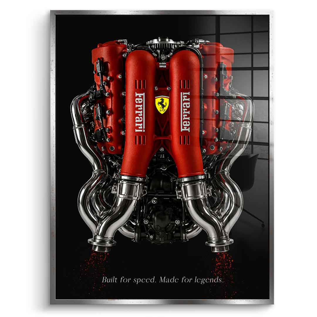 Ferrari Engine - Acrylglas