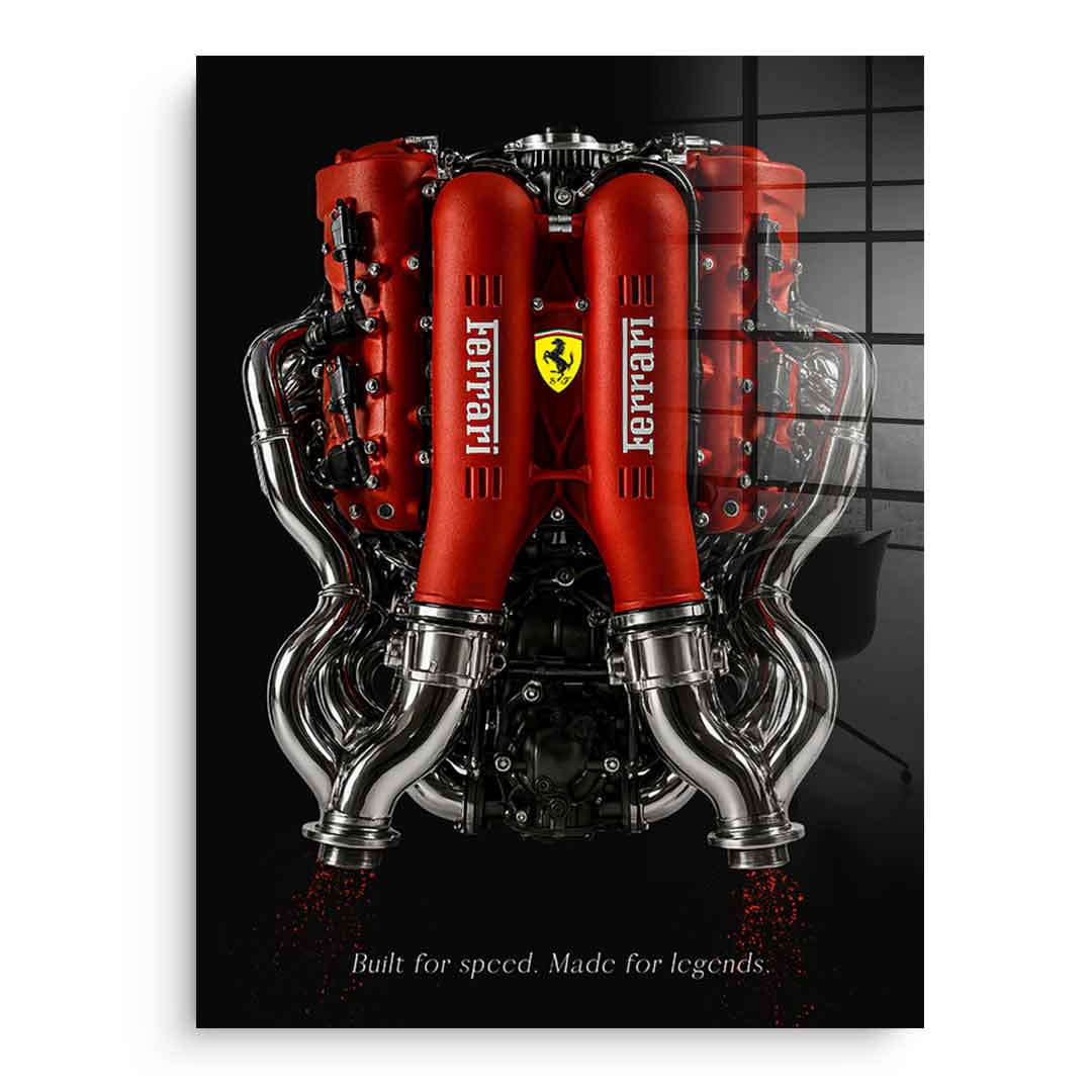 Ferrari Engine - Acrylglas