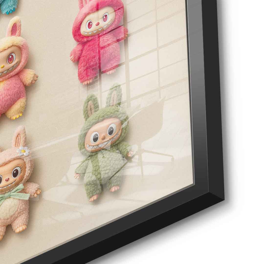 Flat Labubu Collection - Acrylglas