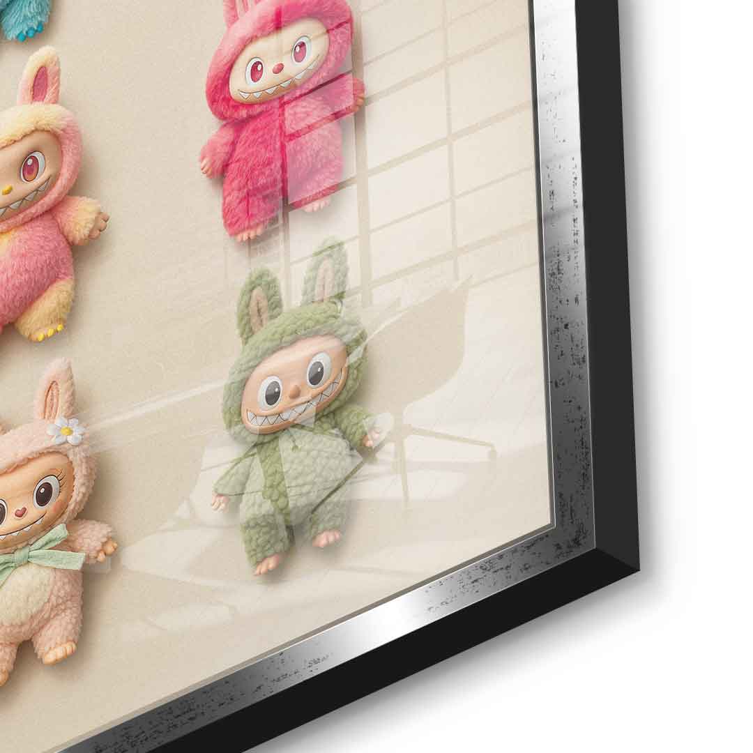Flat Labubu Collection - Acrylglas