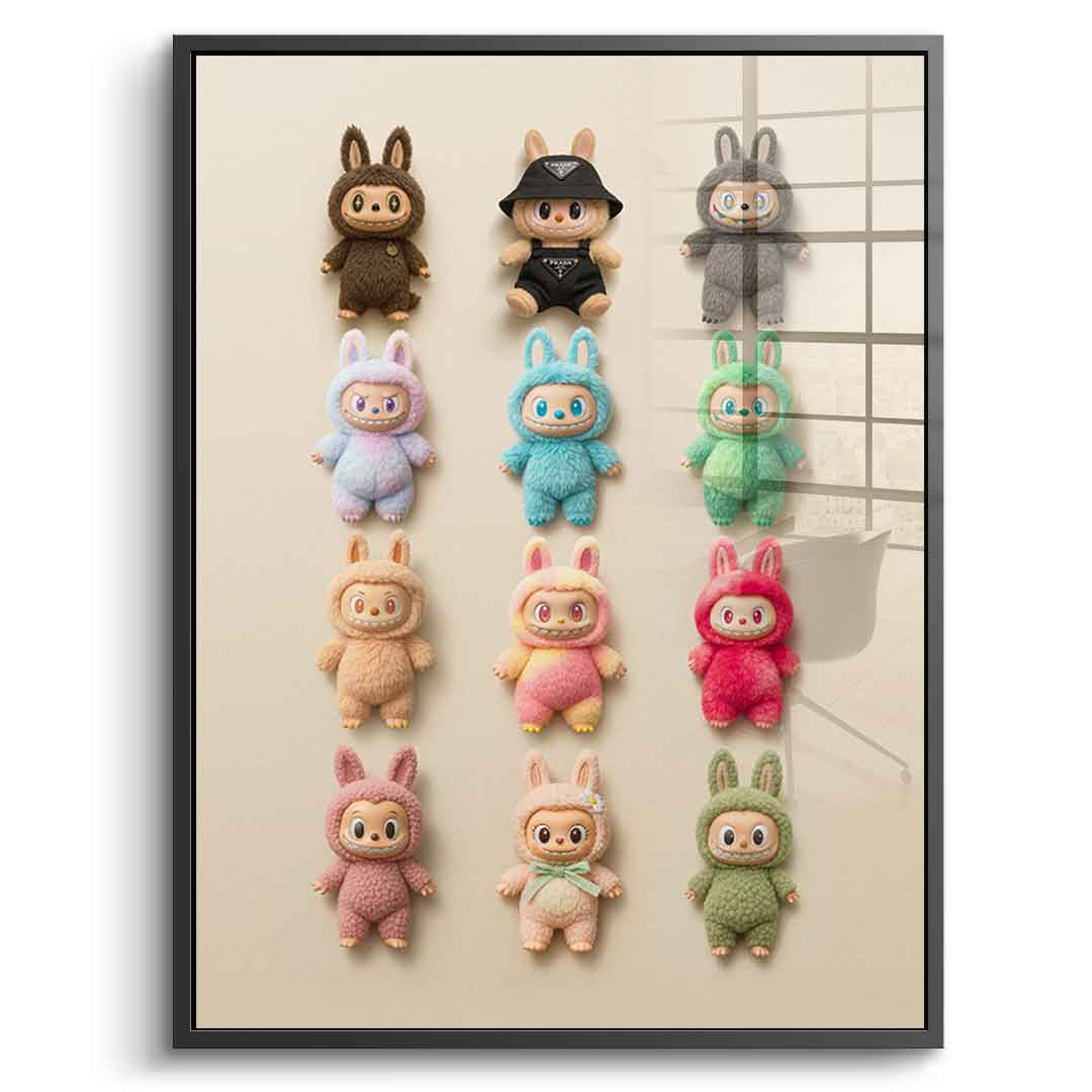 Flat Labubu Collection - Acrylic glass