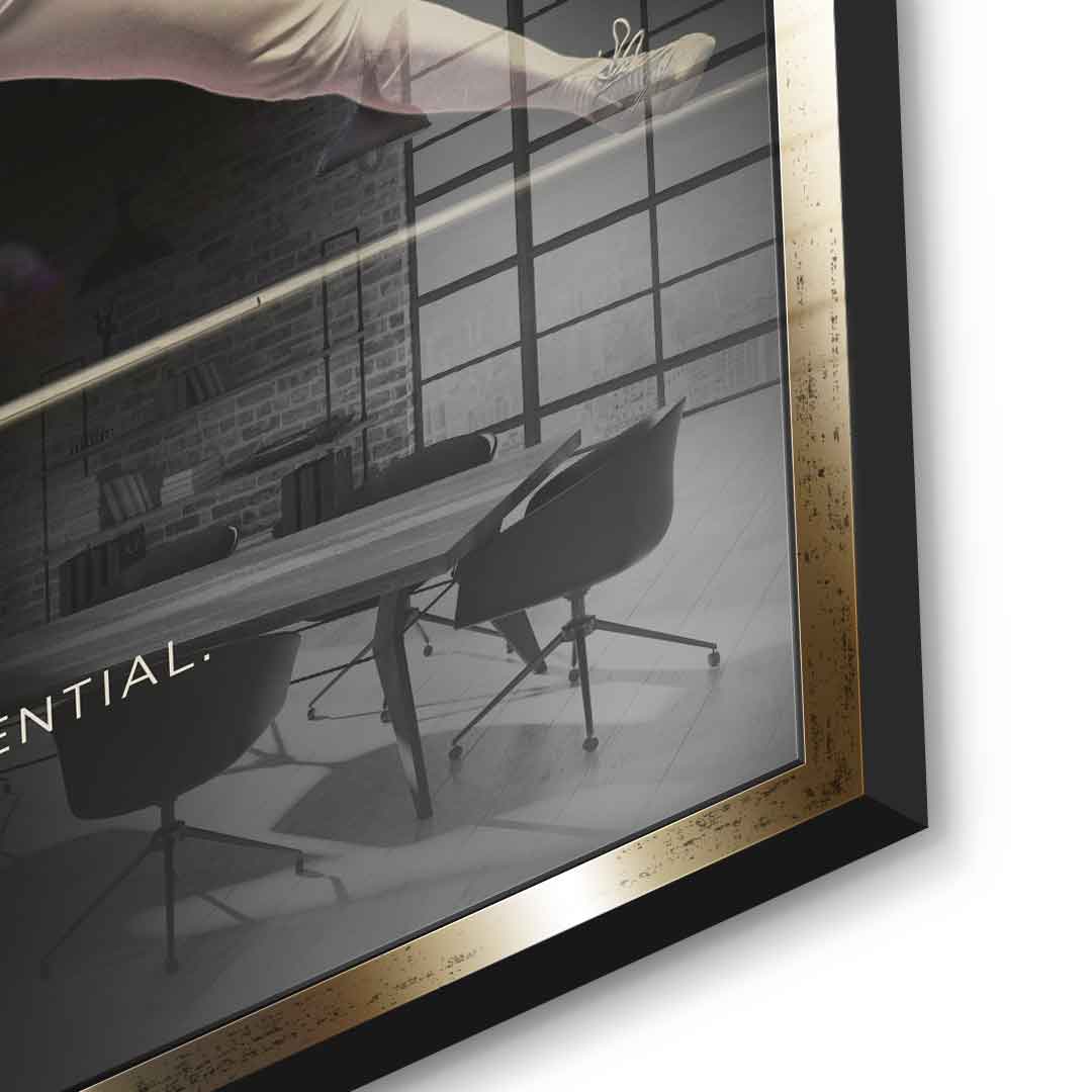 Focus #Fencing - Square Edition - Acrylic Glass