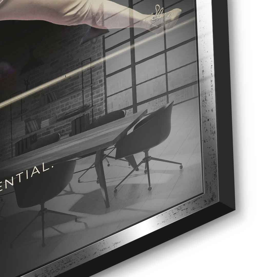 Focus #Fencing - Square Edition - Acrylic Glass