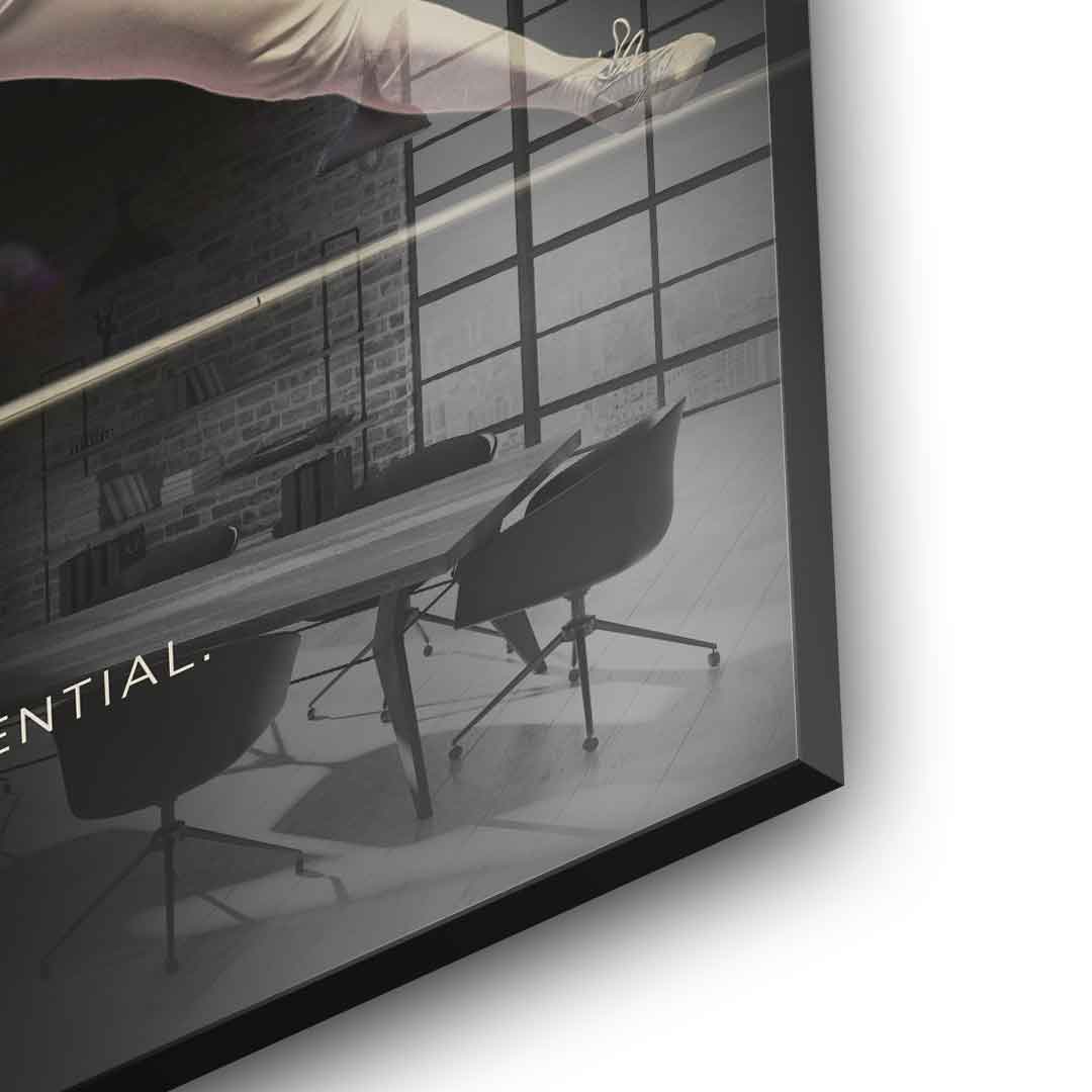 Focus #Fencing - Square Edition - Acrylic Glass