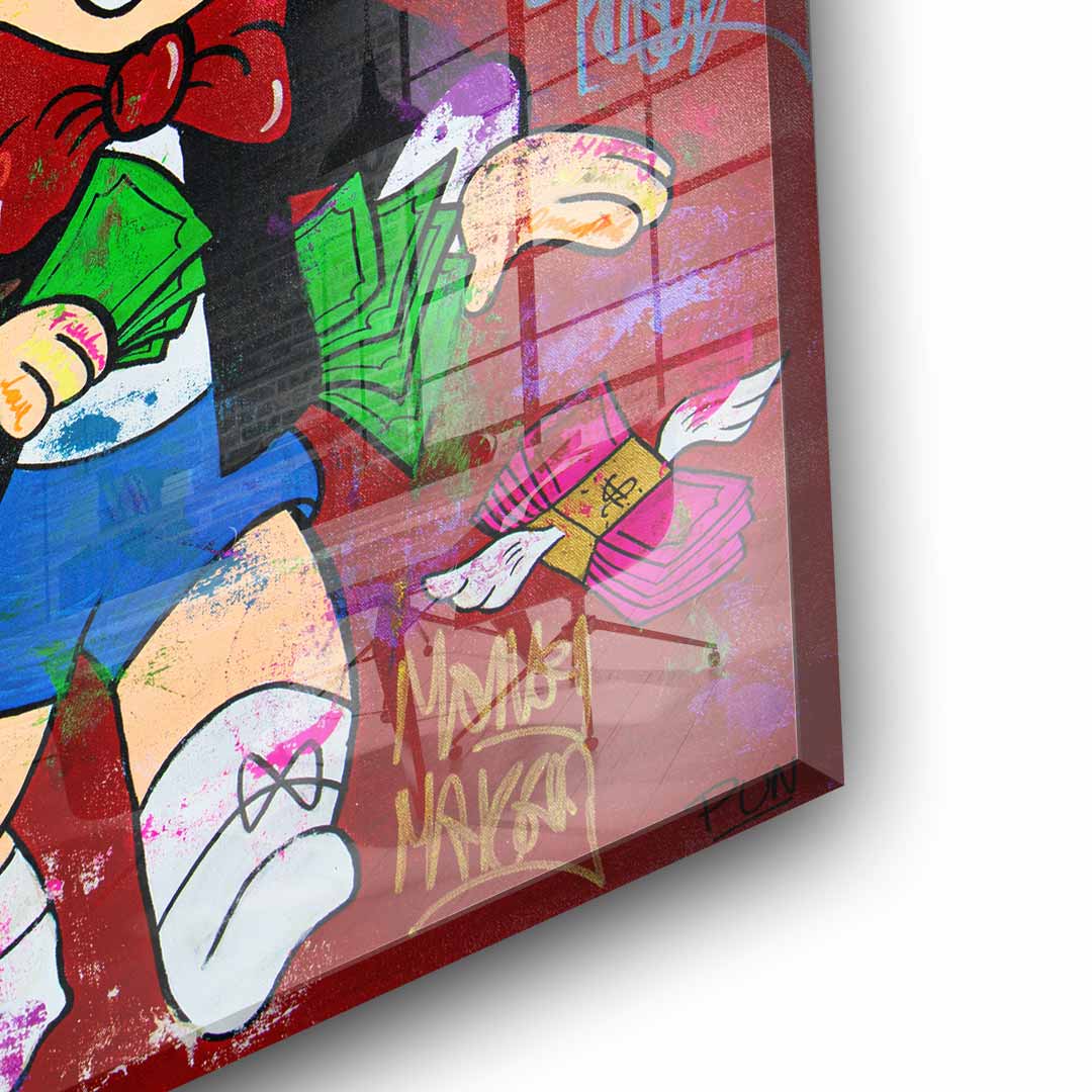 Retire young - Acrylglas