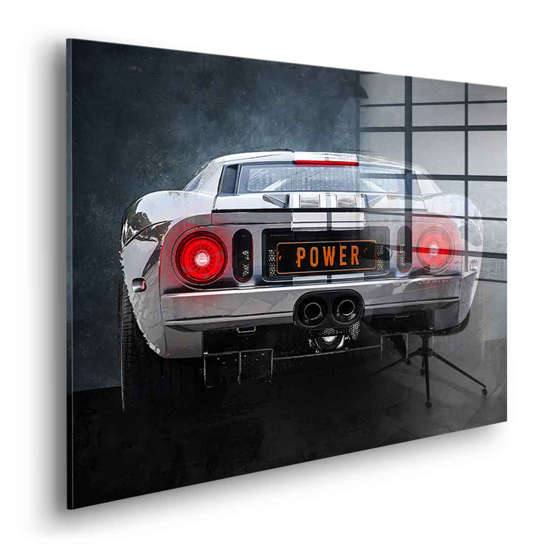 Ford GT Backside - Acrylglas