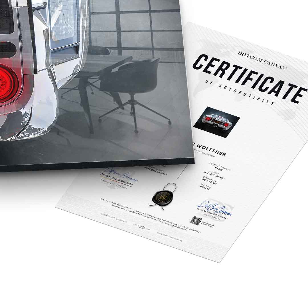 Ford GT Backside - Acrylglas