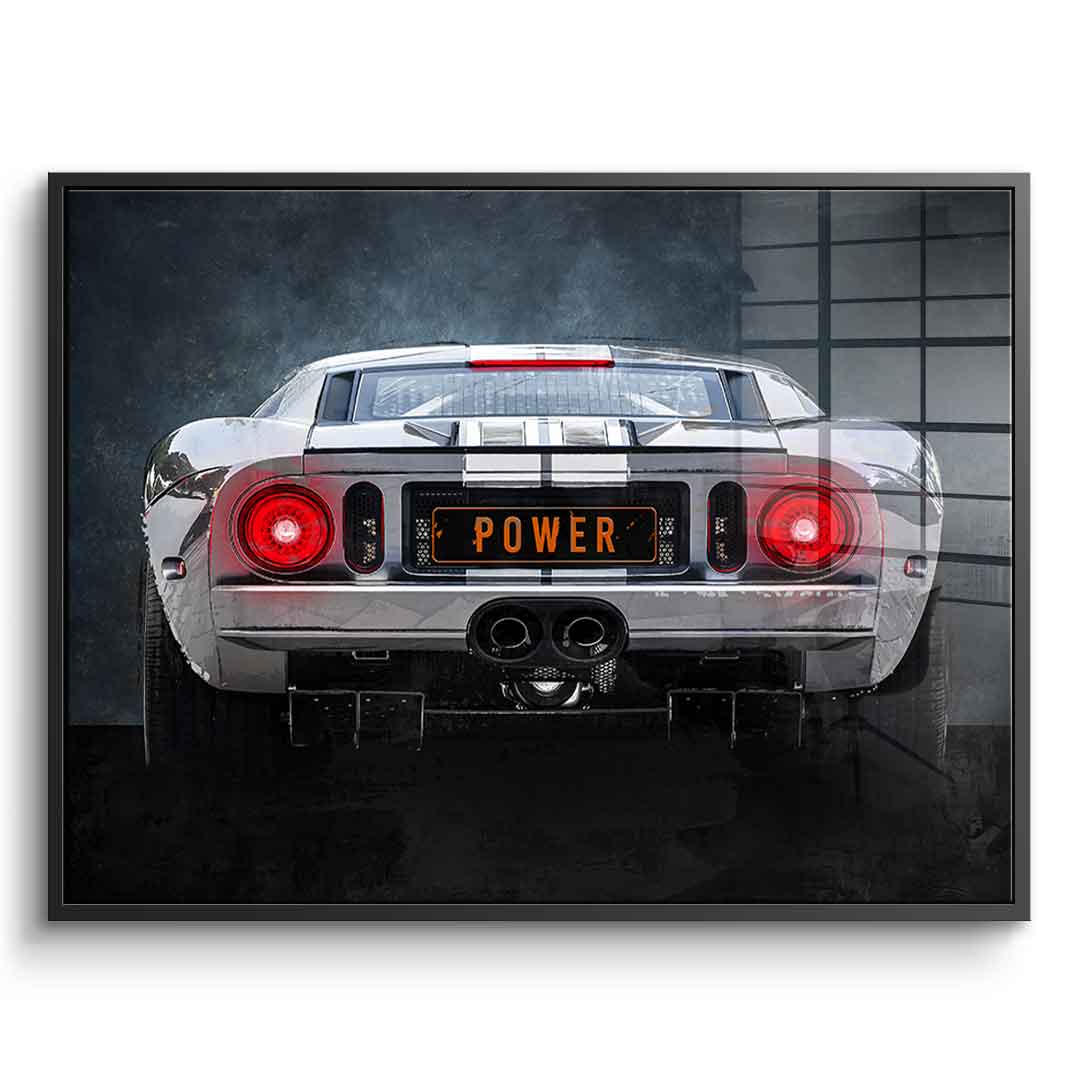 Ford GT Backside - Acrylglas