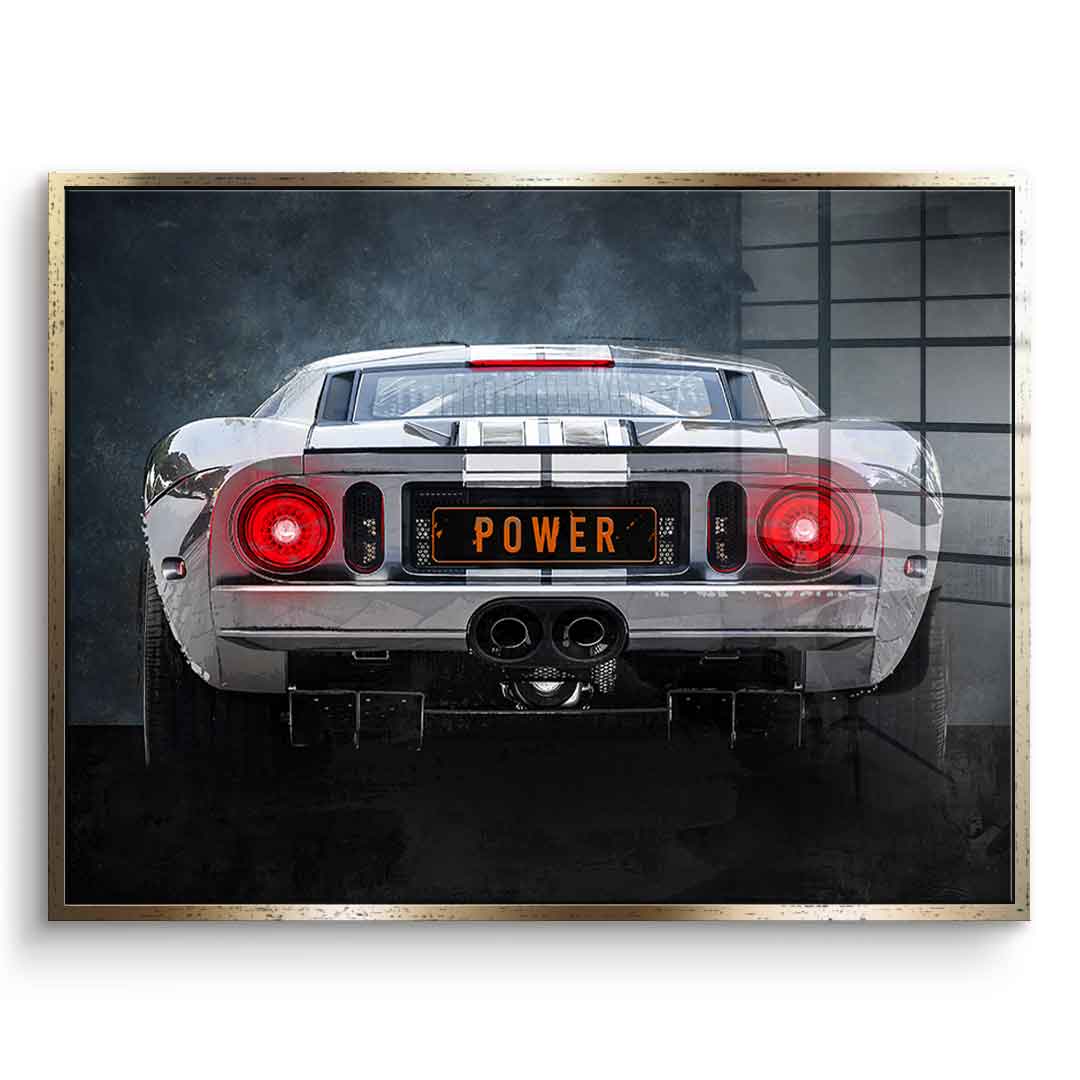 Ford GT Backside - Acrylglas