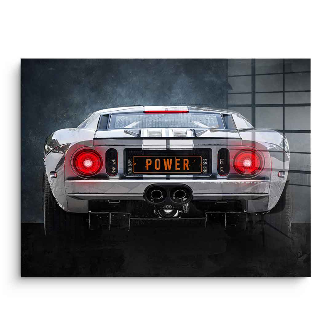 Ford GT Backside - Acrylic Glass