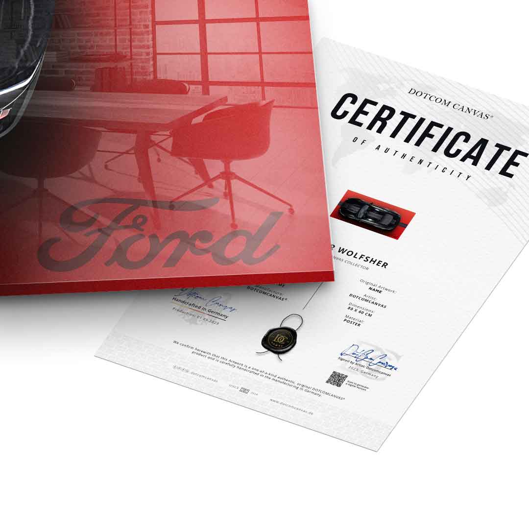 Ford Mustang - Acrylic glass