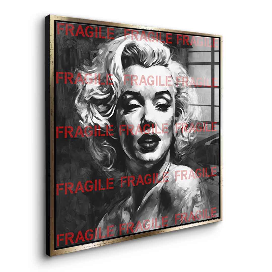 Fragile Monroe - acrylic glass