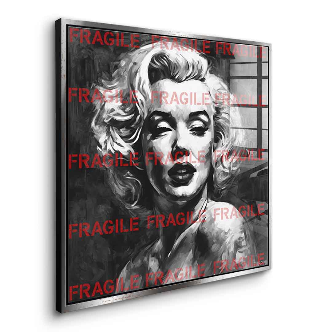 Fragile Monroe - acrylic glass