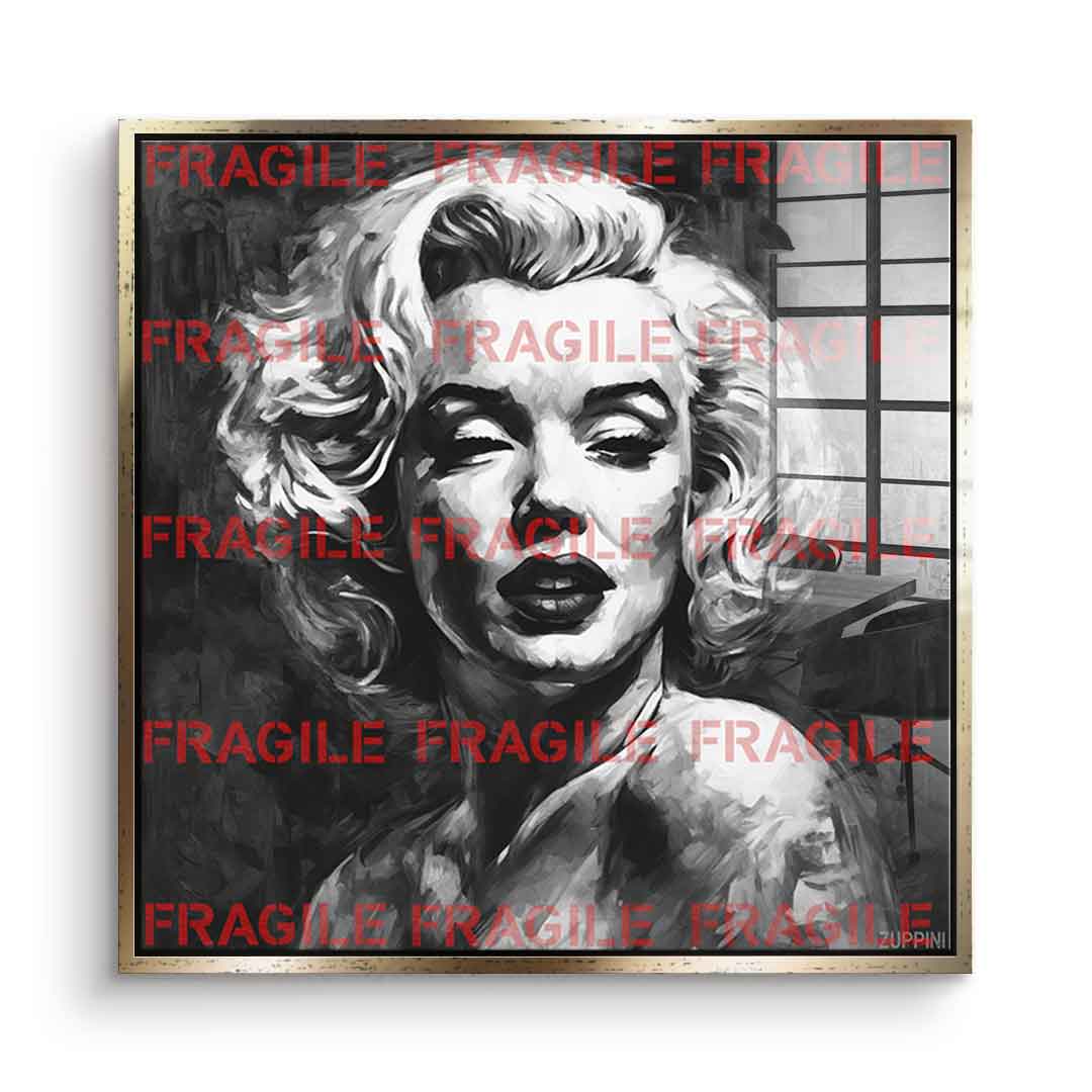 Fragile Monroe - acrylic glass