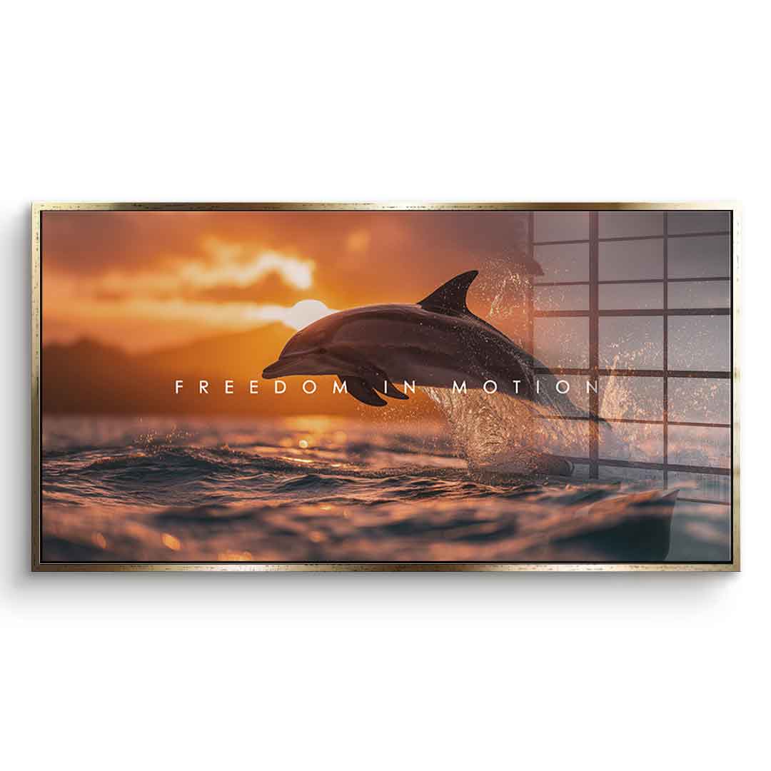 Freedom in Motion - Acrylglas