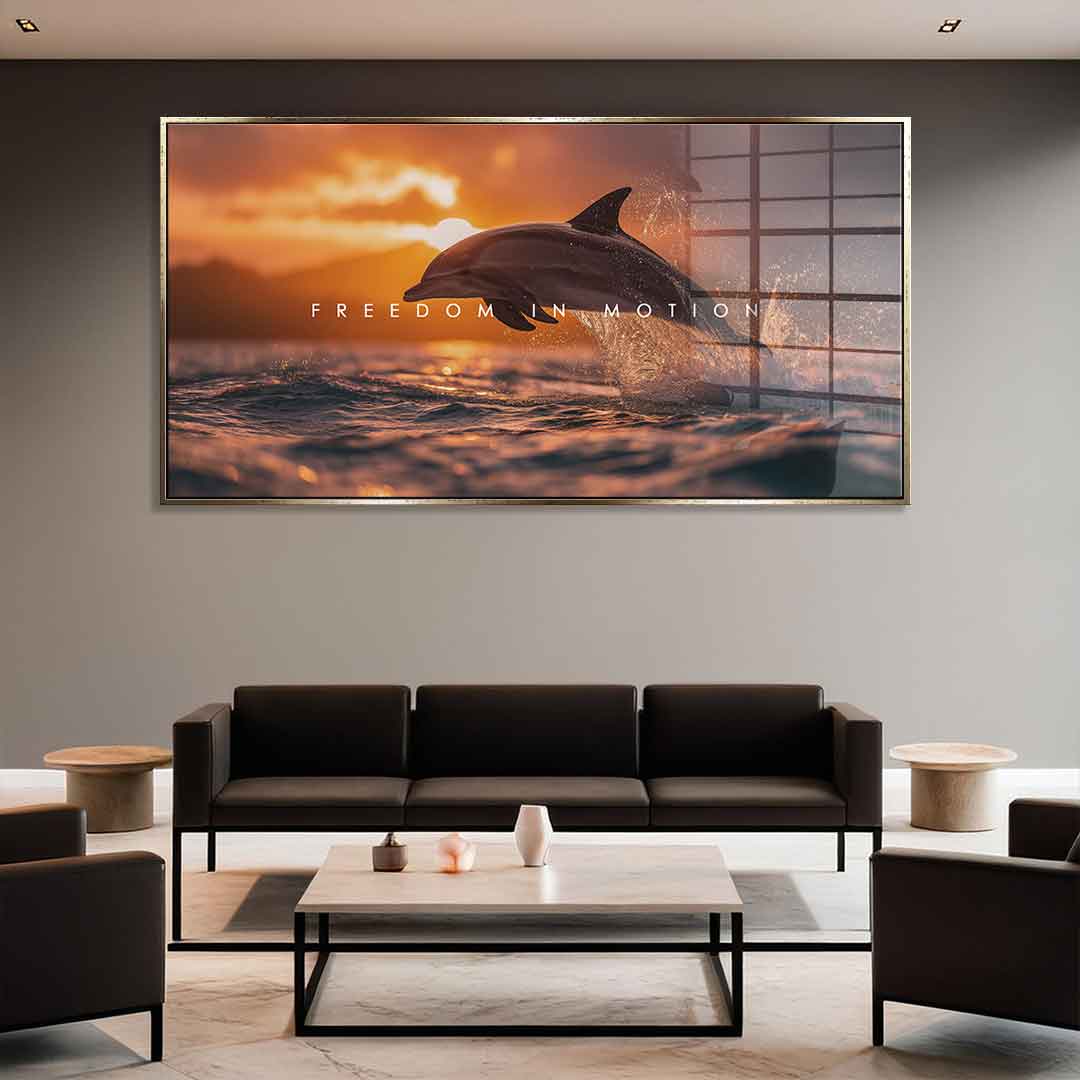 Freedom in Motion - Acrylglas