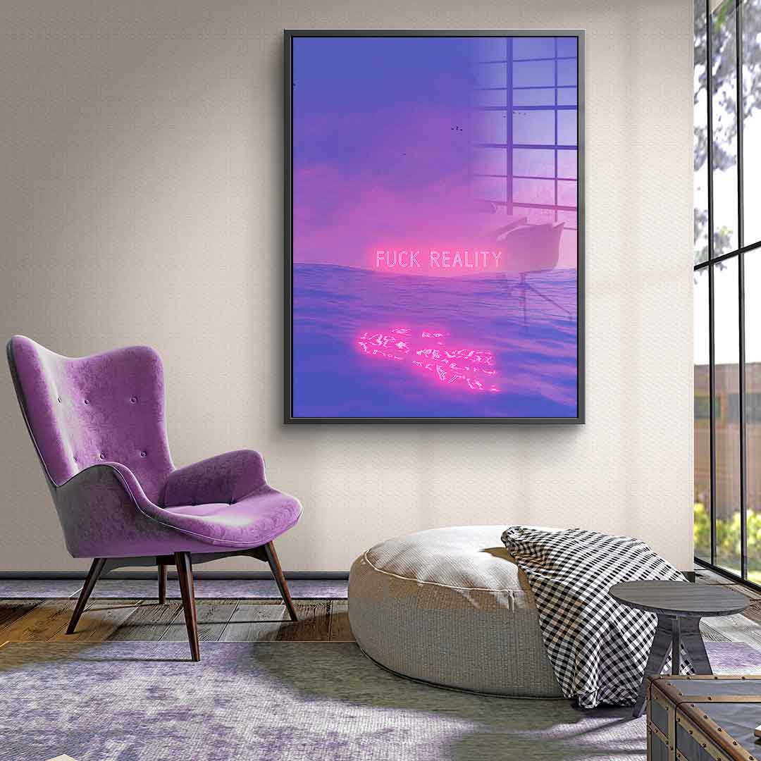 Fuck Reality - Acrylglas