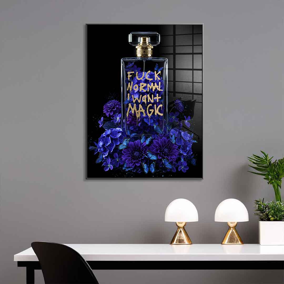 Fuck Normal Perfume - Acrylic Glass