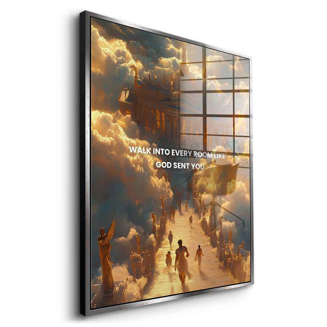 GOD SENT YOU - Acrylic glass