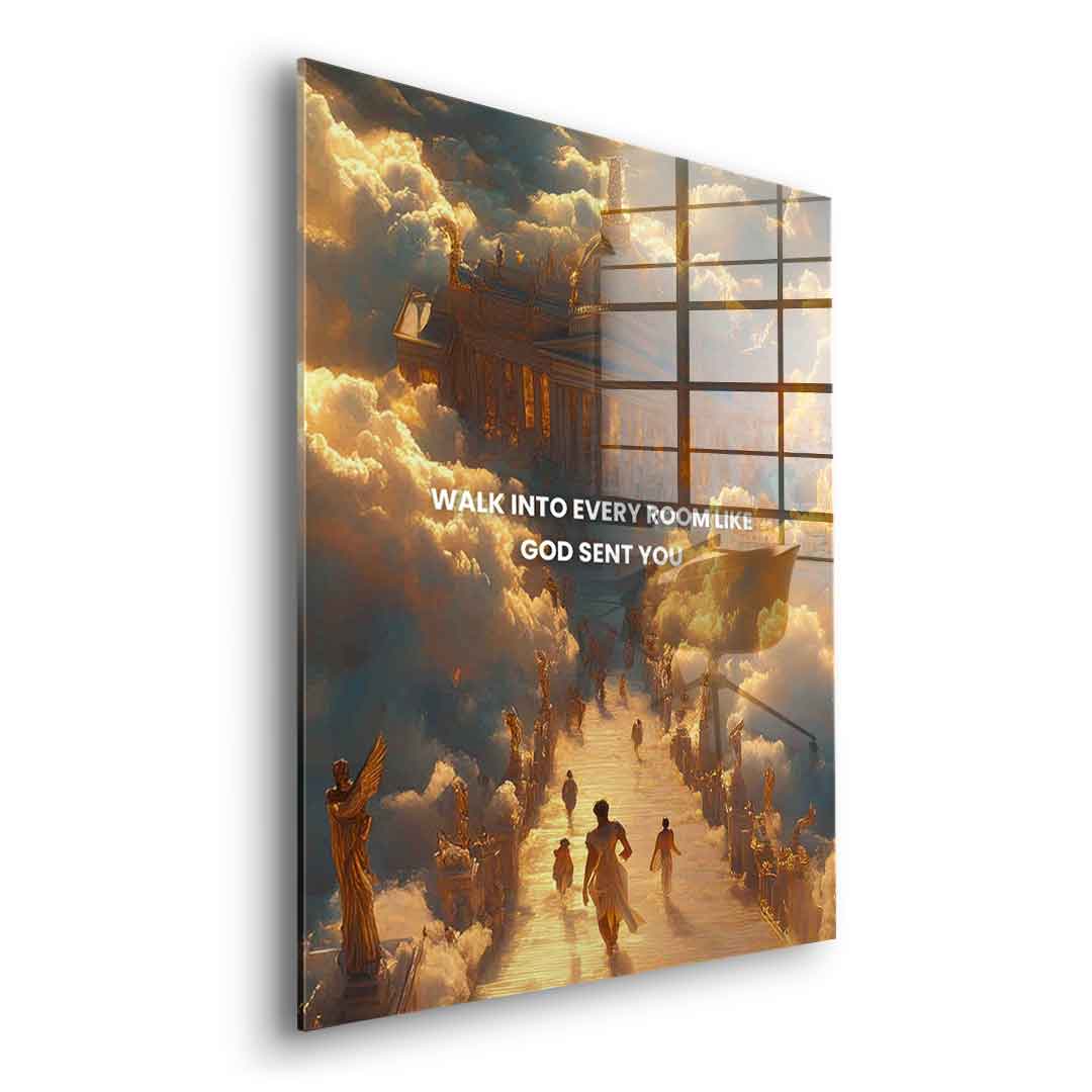 GOD SENT YOU - Acrylic glass