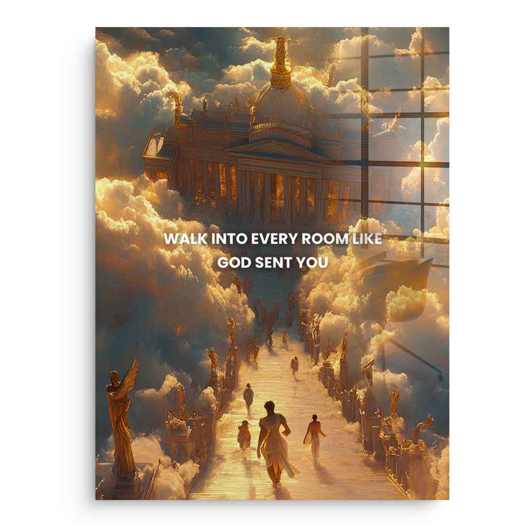 GOD SENT YOU - Acrylic glass