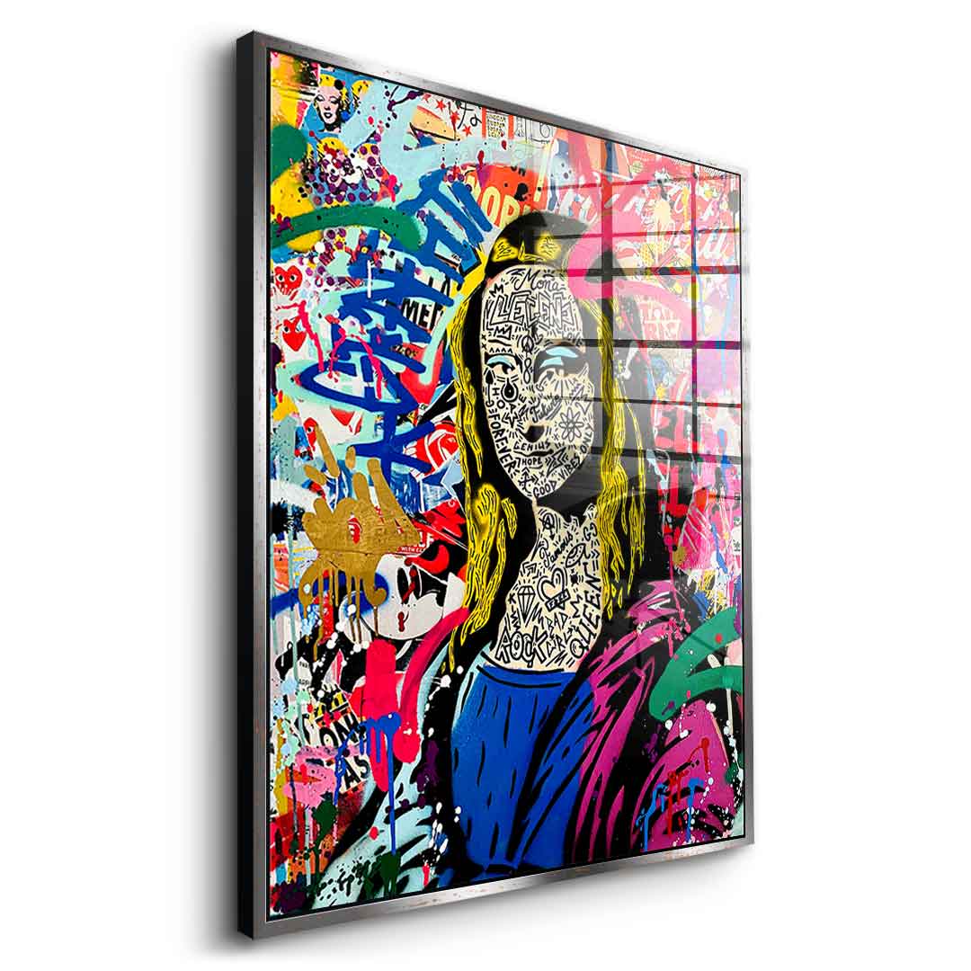 GRAFFITI MONA - Acrylic glass