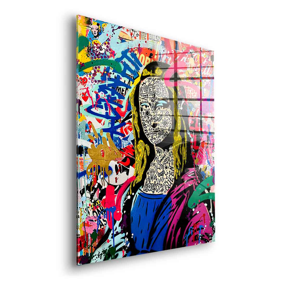 GRAFFITI MONA - Acrylic glass