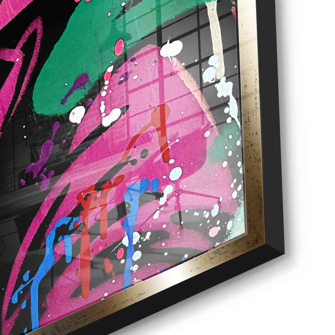 GRAFFITI MONA - Acrylic glass