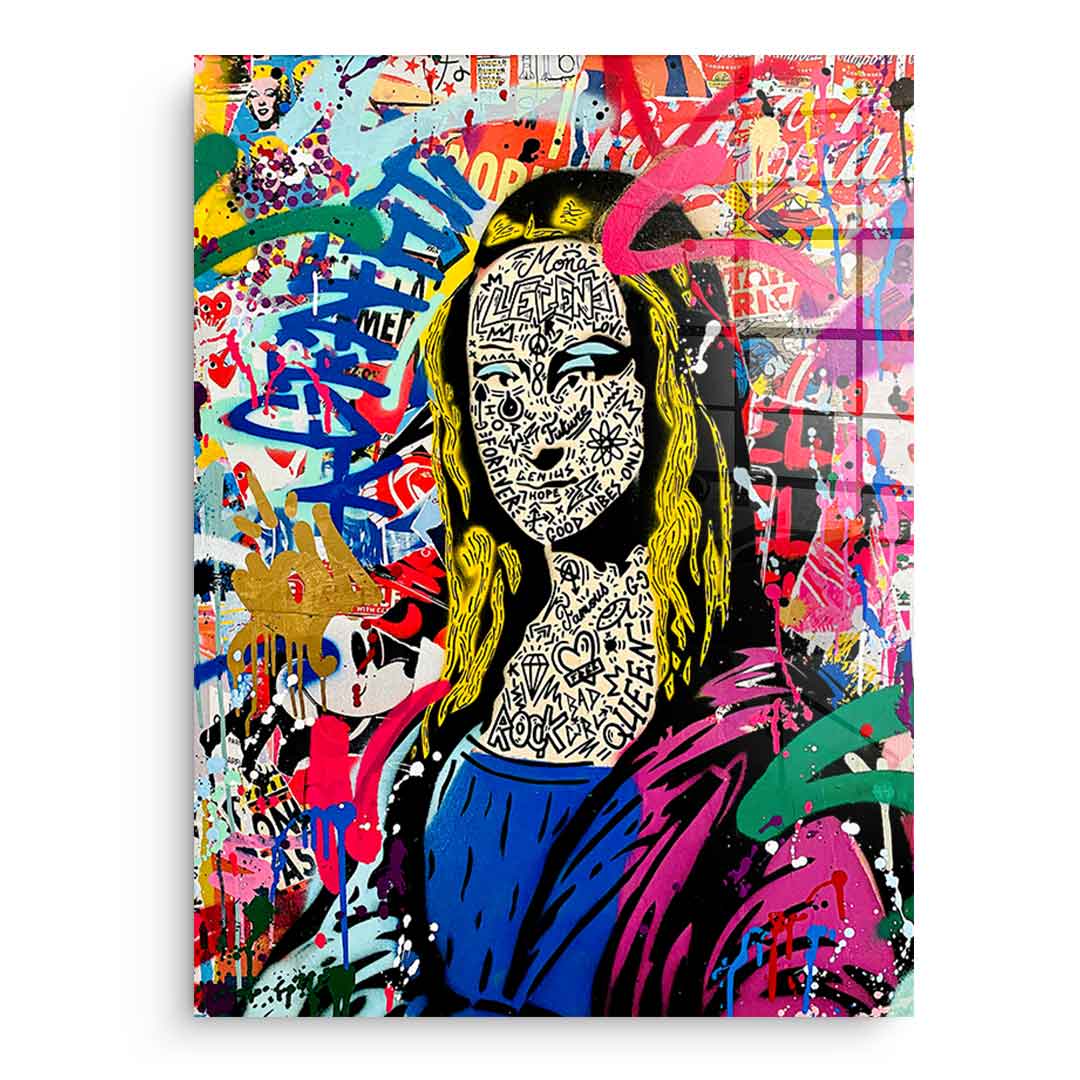 GRAFFITI MONA - Acrylglas