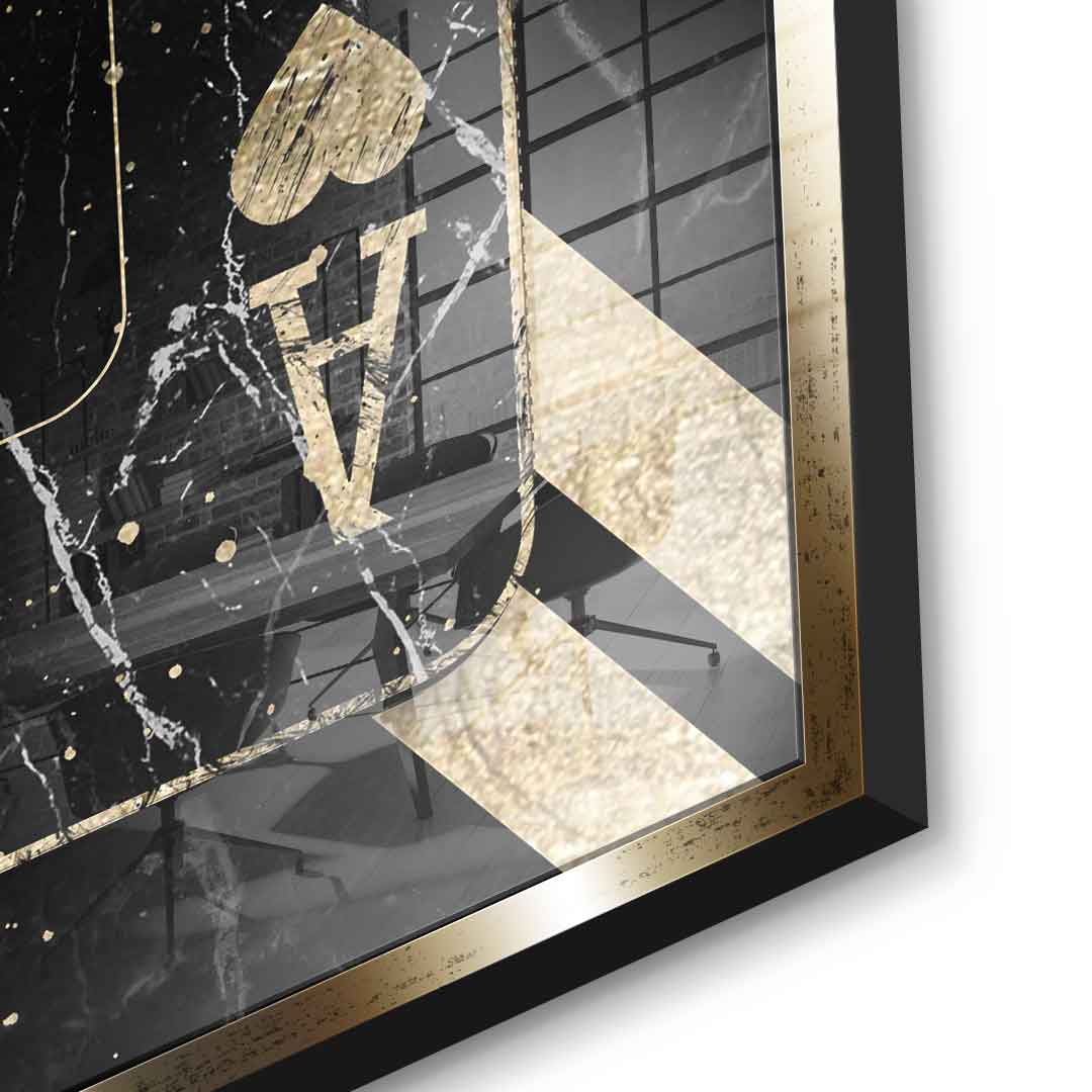 GANGSTER SIGN - Acrylic glass