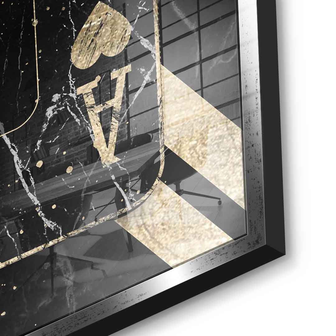 GANGSTER SIGN - Acrylic glass