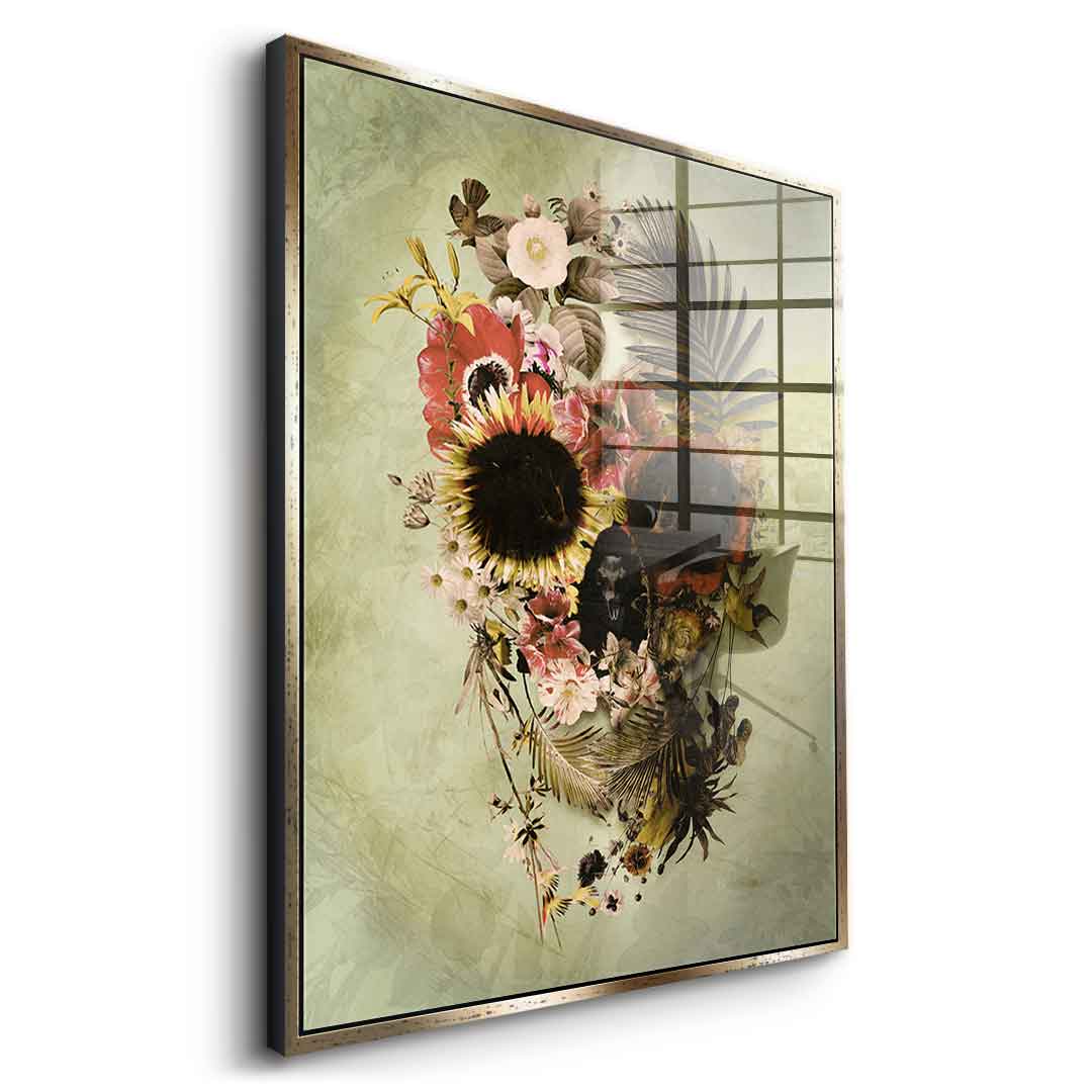 Garden Skull Light - Acrylic glass