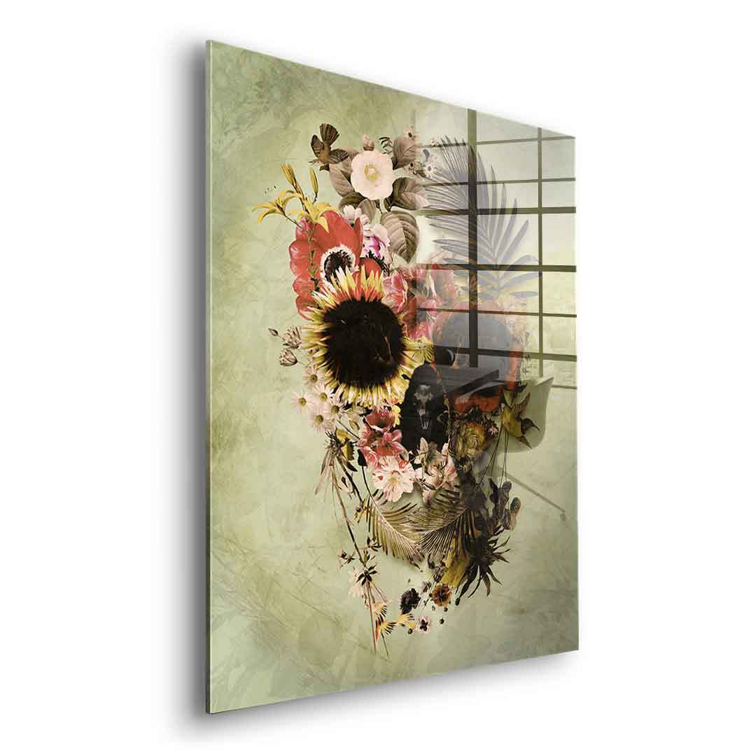 Garden Skull Light - Acrylic glass