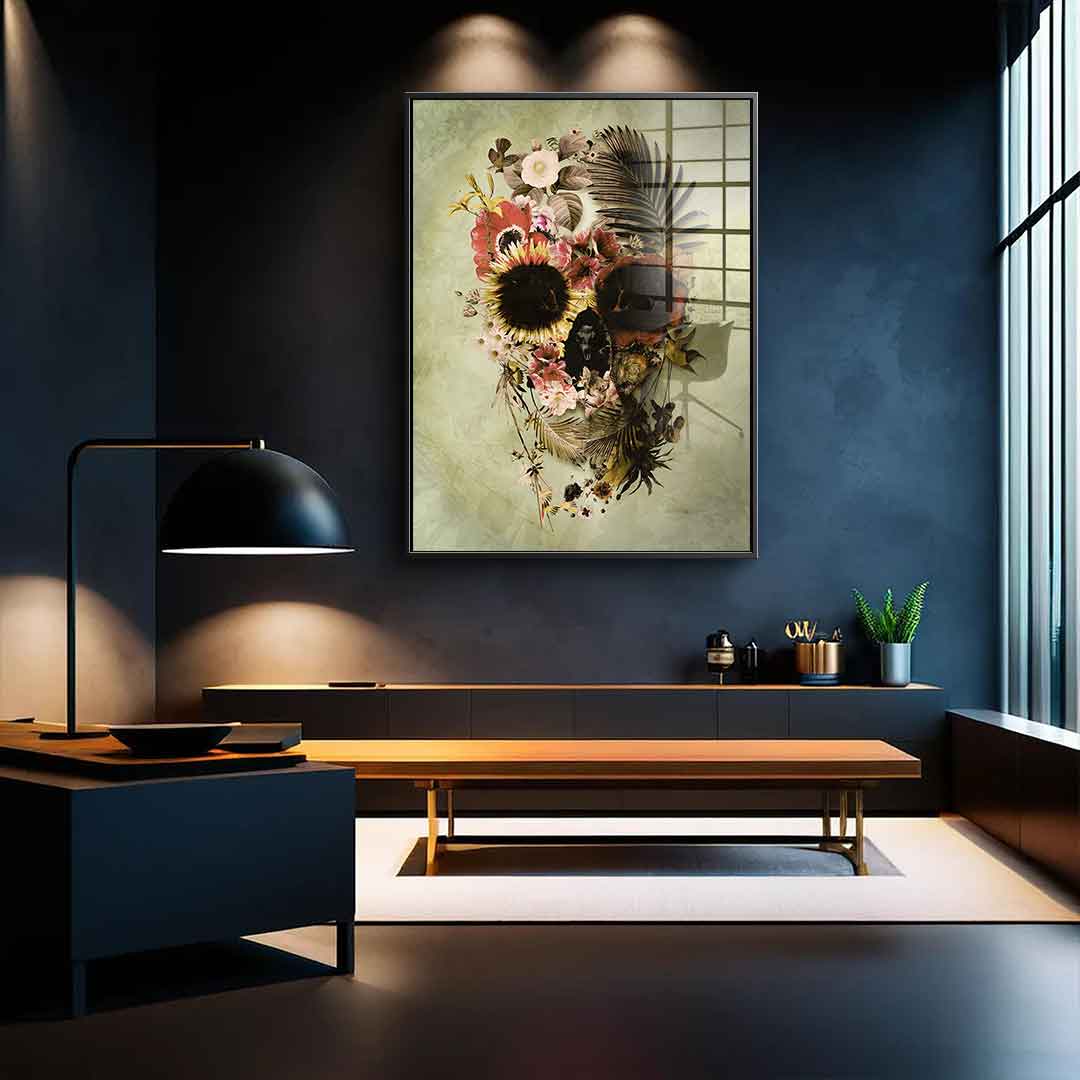 Garden Skull Light - Acrylic glass