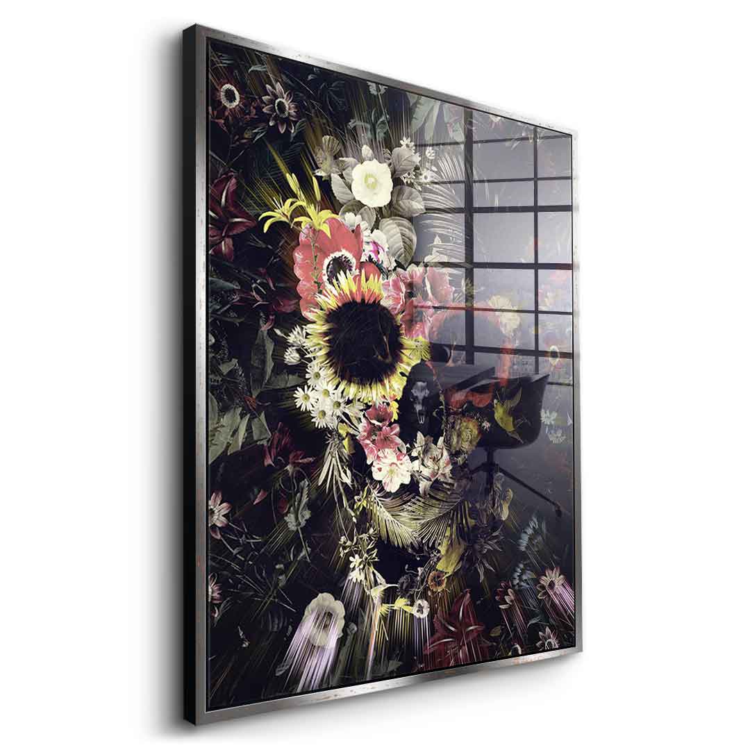 Garden Skull - Acrylic glass