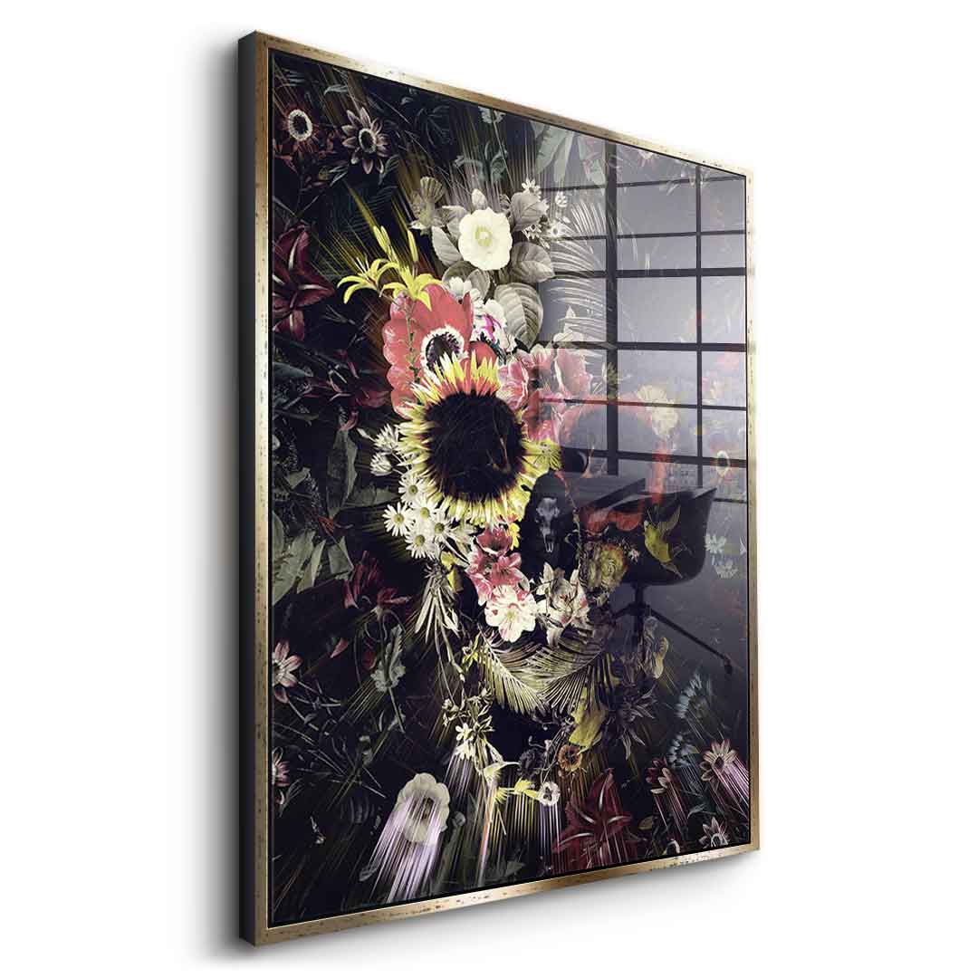 Garden Skull - Acrylic glass