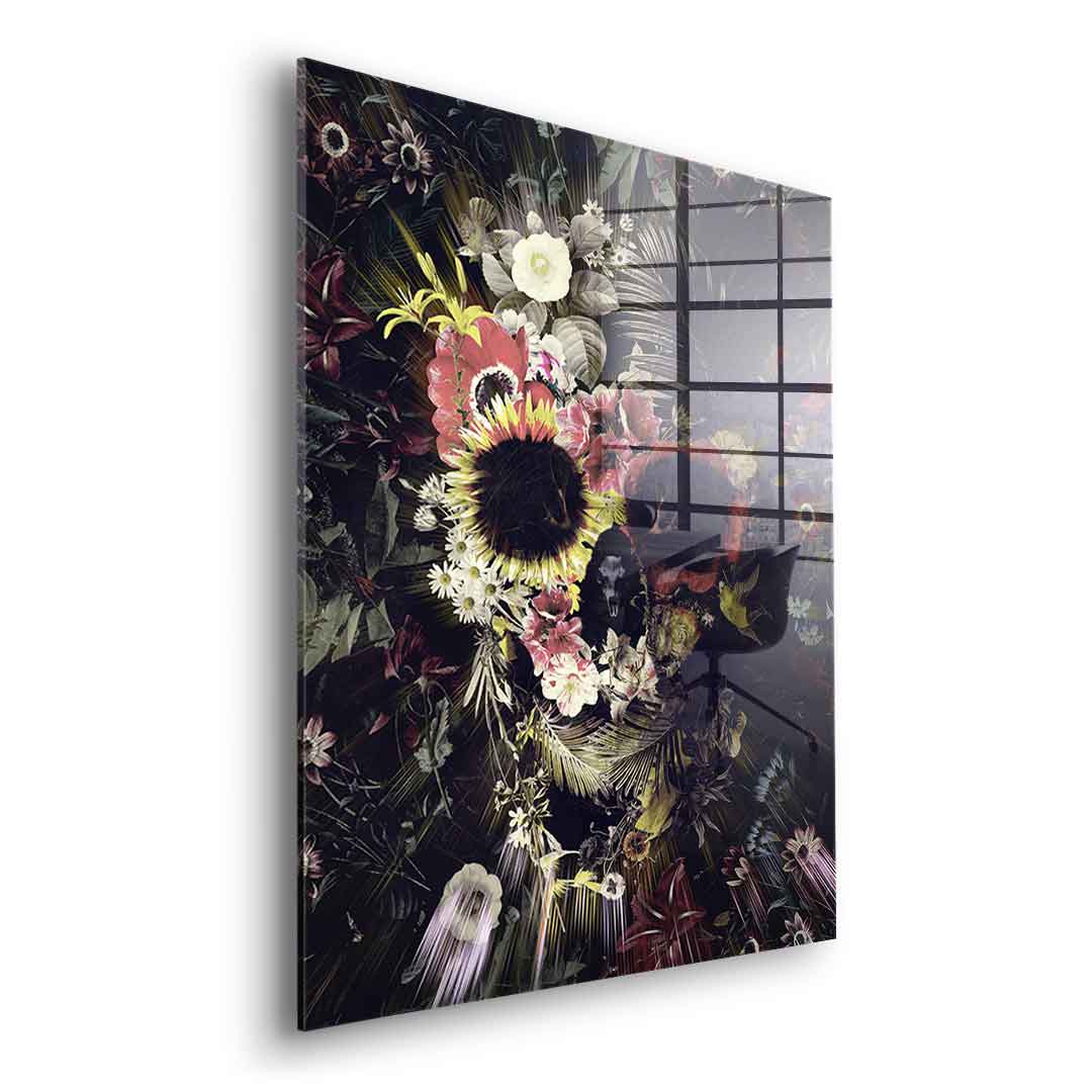 Garden Skull - Acrylic glass