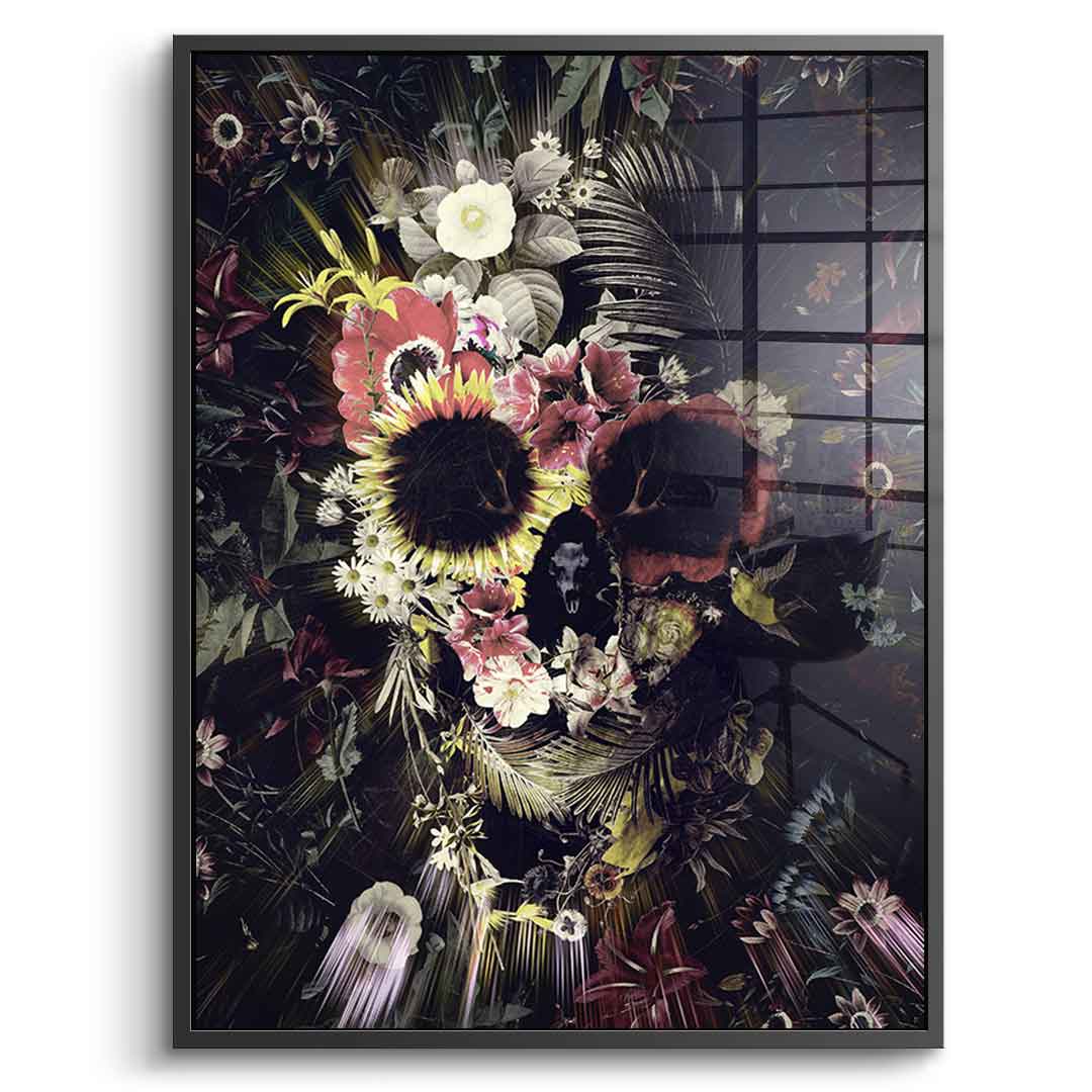 Garden Skull - Acrylic glass