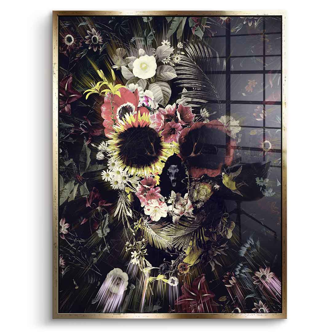 Garden Skull - Acrylic glass