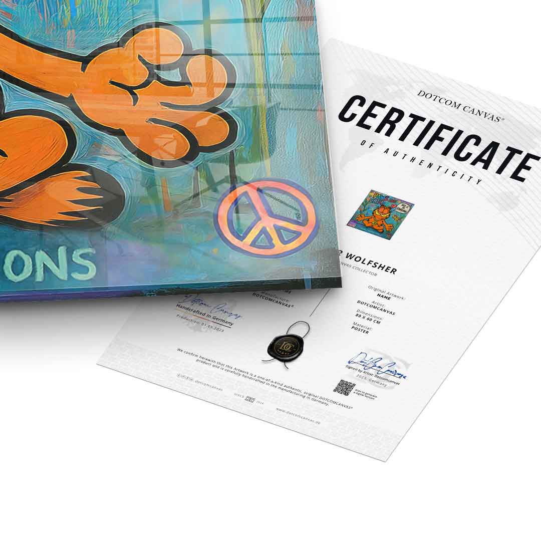 Garfield Vibrations - Acrylglas