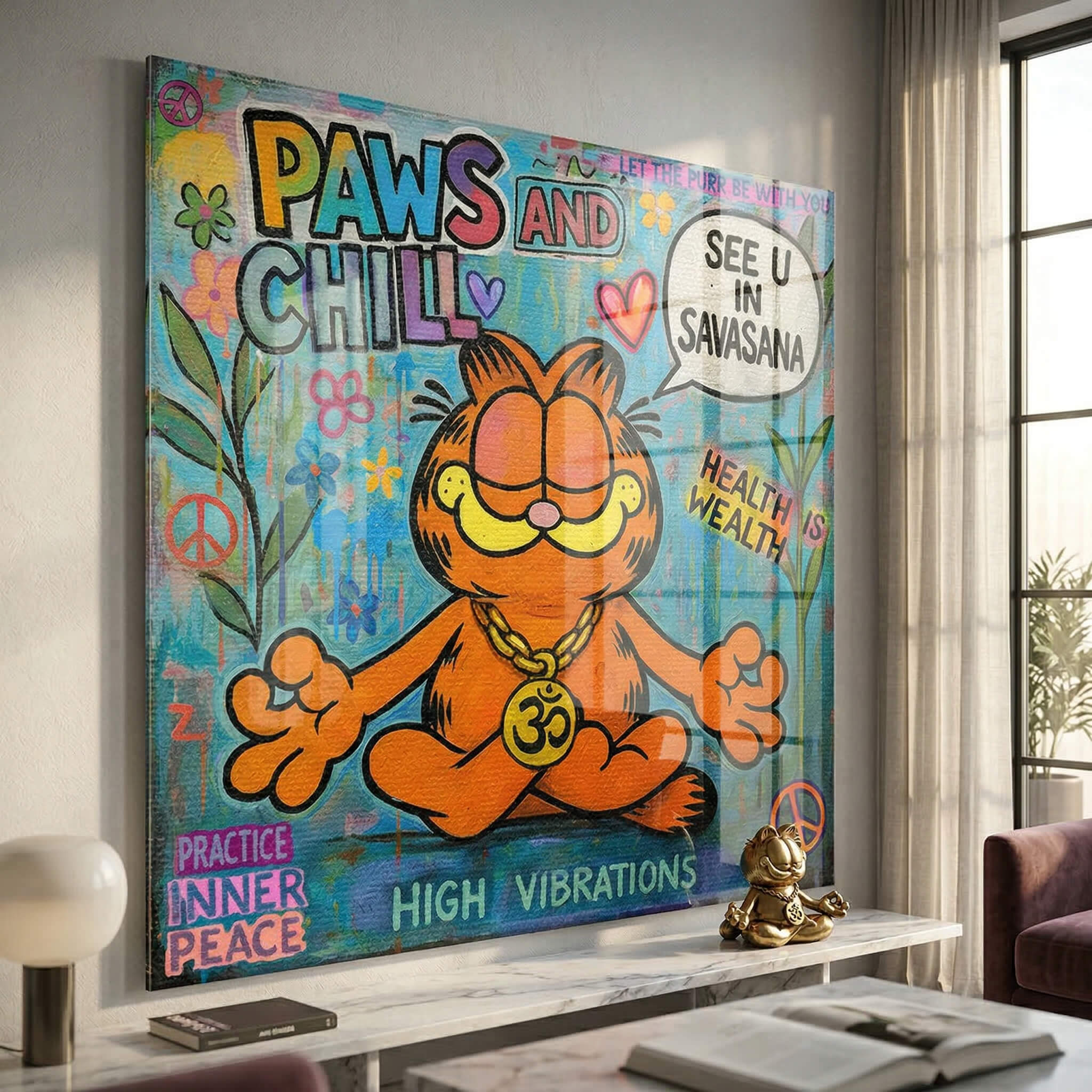 Garfield Vibrations - Acrylglas