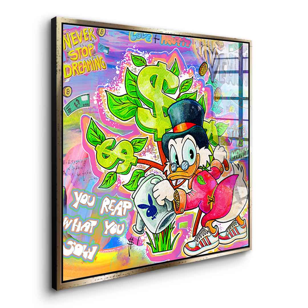 Geldbaum - Acrylglas