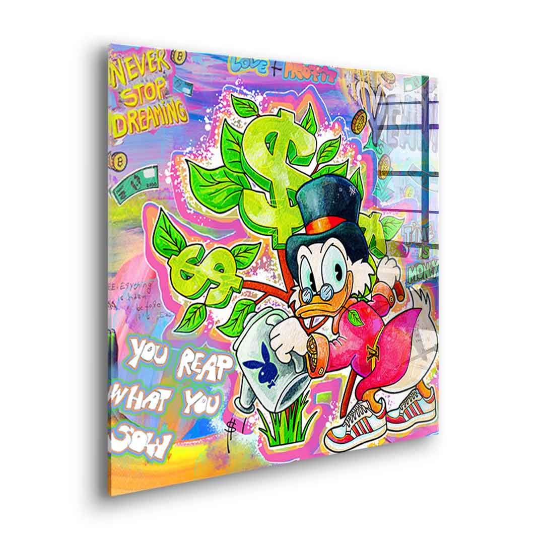 Geldbaum - Acrylglas