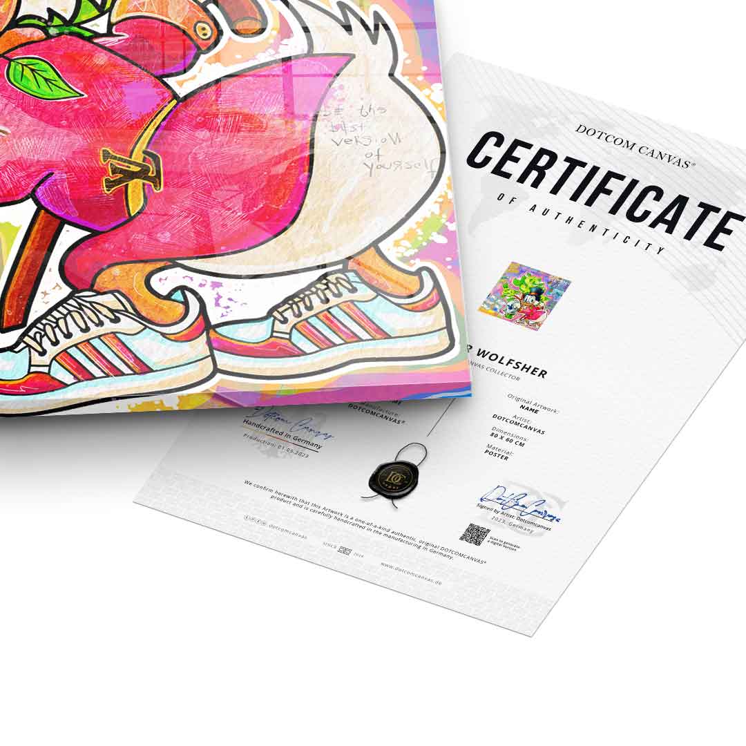 Geldbaum - Acrylglas